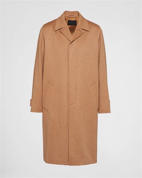 prada camel coat|leather camel coat.